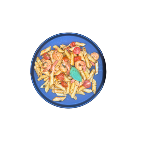 Garlic Shrimp Pasta with Cherry Tomatoes